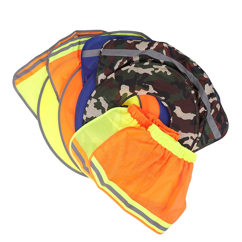 Sommer Sonnenschutz Sicherheit Schutzhelm Nackenschutz Helme Reflektierende Hutkrempe Reflektierende Kappenabdeckung Für Bauarbeiter