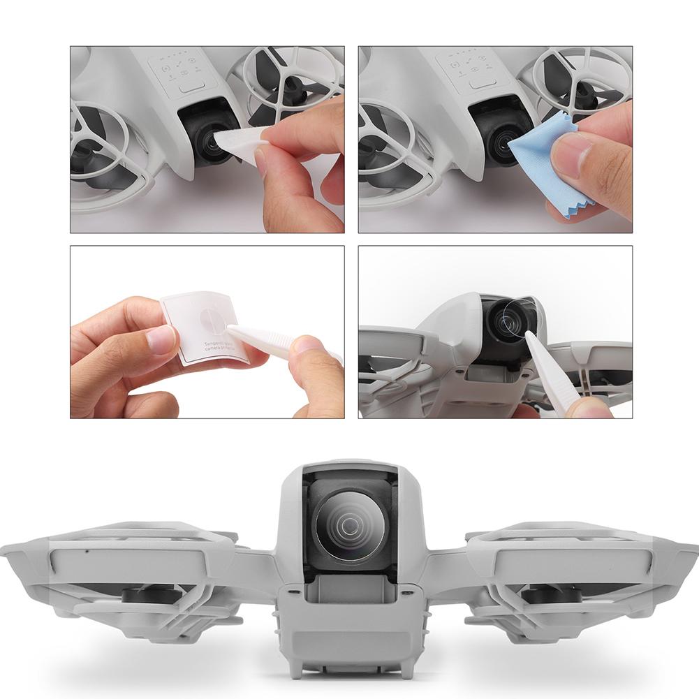2Pcs 9H Lens Tempered Protective Film Explosion-Proof Tempered Glass Film Dustproof for DJI NEO Drone Gimbal Camera