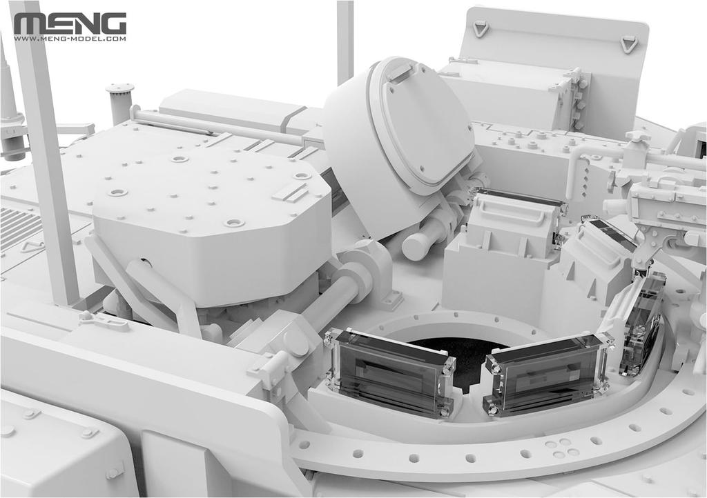 GSI Creos Monmodel 1/35 Israeli Main Battle Tank Merkava Mk.4M Birdcage Armor Plastic Model MTS056