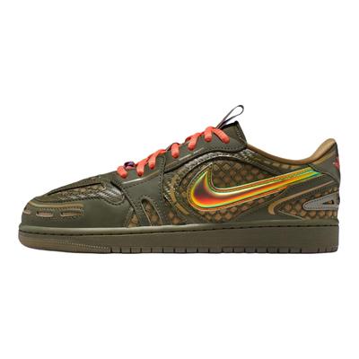 Air 1 MM V3 Vestibilità Comoda Scarpe da Basket Basse Stile Retro Sneakers da Uomo Verde Oliva HQ2186-300