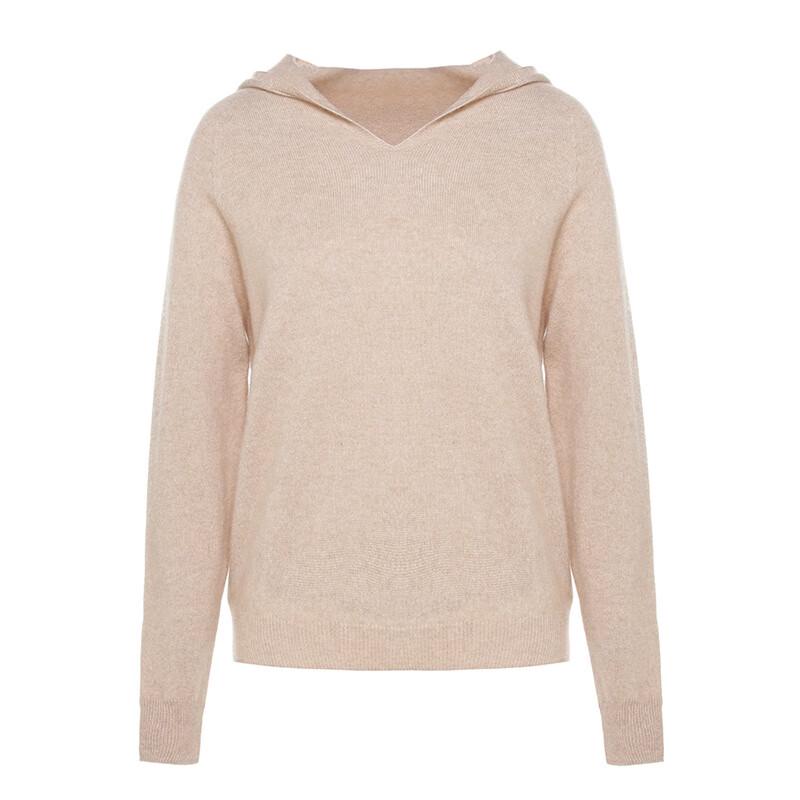 G·TENNA MH82005 Women's Hooded Cashmere Pullover Sweater