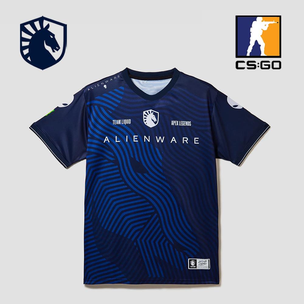 Team Liquid 2025 CS2 Team Uniform, CSGO Esports Team Training Jersey, Major Twistzz T-shirt, Unisex Loose Fit Sports Top