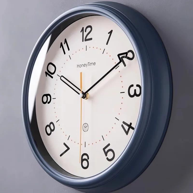 Digital Silent Wall Clocks Round Nordic Minimalist Aesthetic Luxury Clock Quartz Clocks Wall Elegant Stylish Large Unique Watches Home Decoration