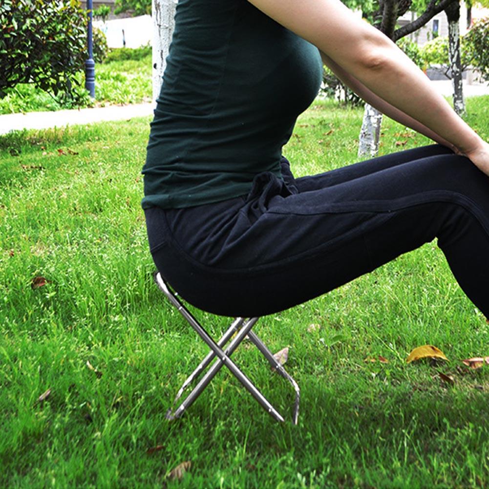 Aluminum Alloy Folding Chair, Portable Camping Stool with Oxford Fabric for Hiking, Fishing, Outdoor Picnic