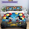 3pcs set Mickey Mouse, Minnie Mouse, balloons Bedding Set with Duvet Cover+Pillowcases, All-Season Polyester, Zipper Closure53