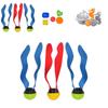 Colorful Kids Diving Toy Set With Water Rings Torpedo Pool Fun For Ages 3 To 6 Years
