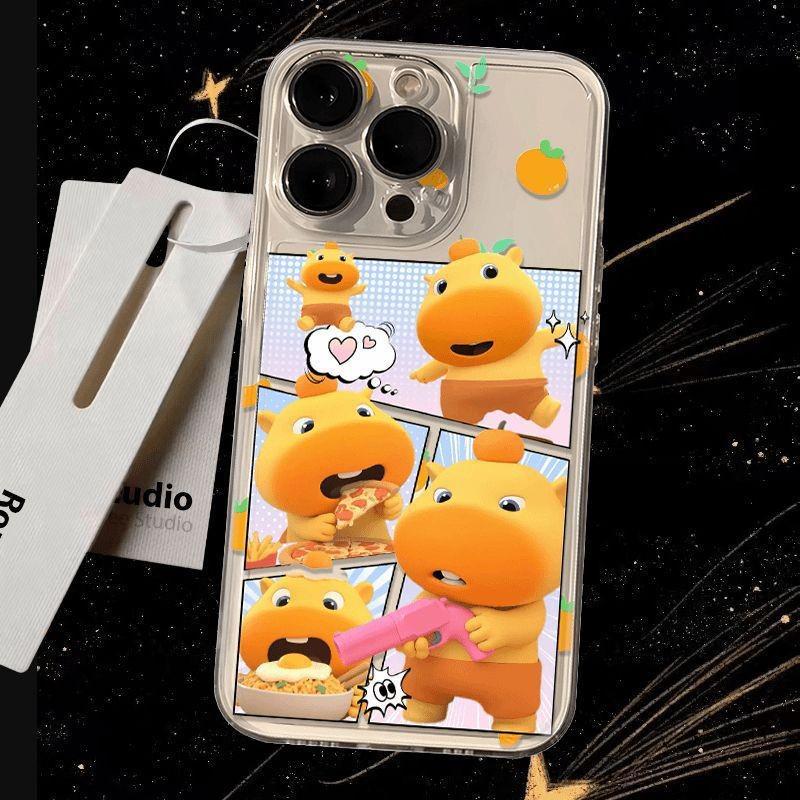 Capybara Lulu Cute Soft Phone Case for iPhone 17 Pro Max iPhone 14