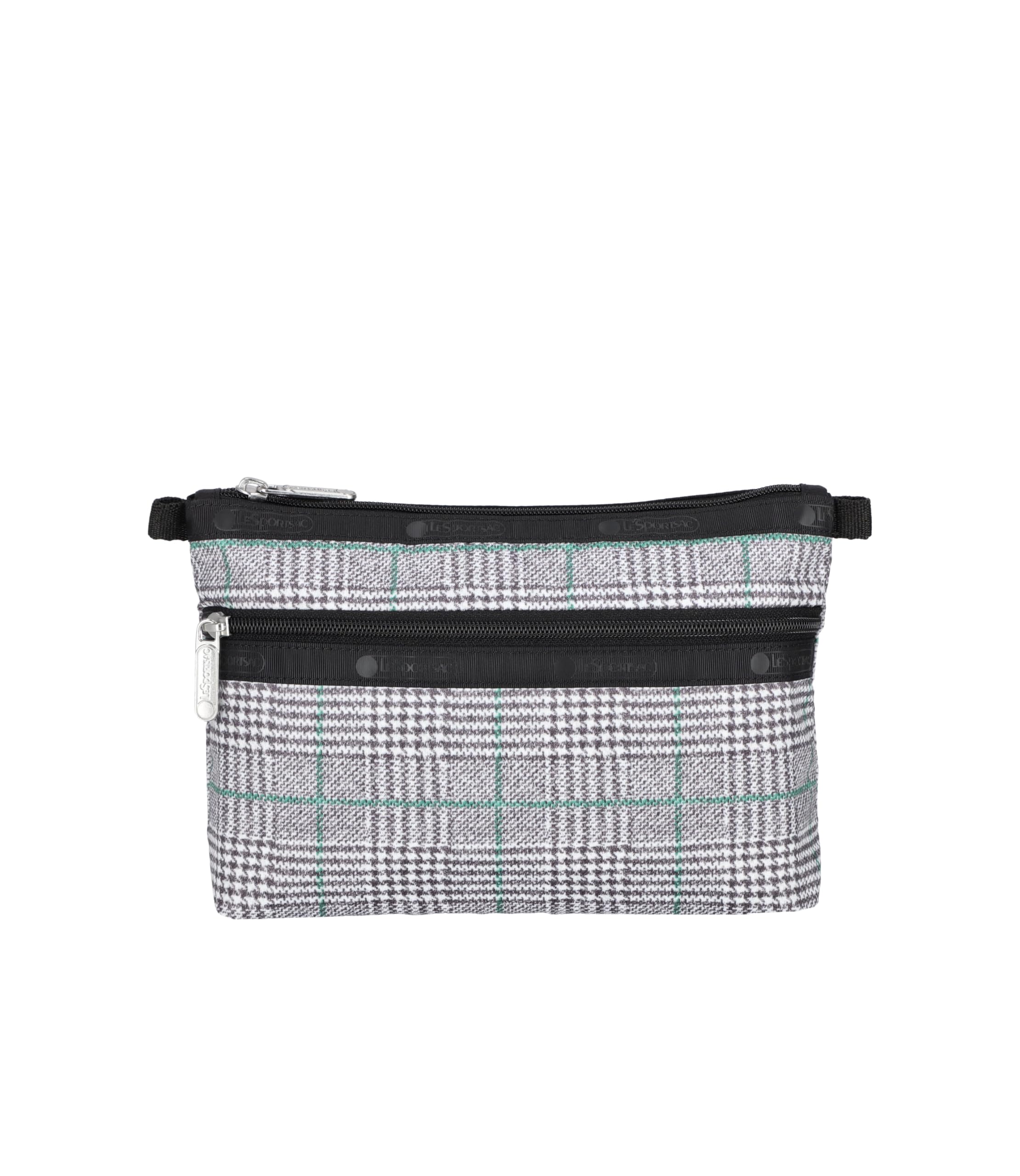 

Підсумок COSMETIC Check [LeSportsac] [Official] CLUTCH/7105 Grey/Green