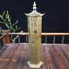 Hexagonal Three Dimensional Incense Burner Incense Insert - Antique Vertical Line Incense Burner - Zen Incense Burner