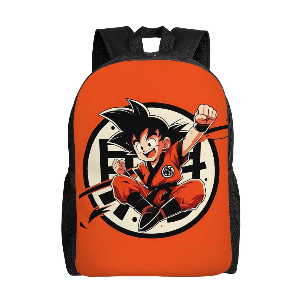 Kid Goku Flying On Nimbus Dragon Ball Backpack Cute Backpacks Youth Hiking Big High School Bags Design Rucksack