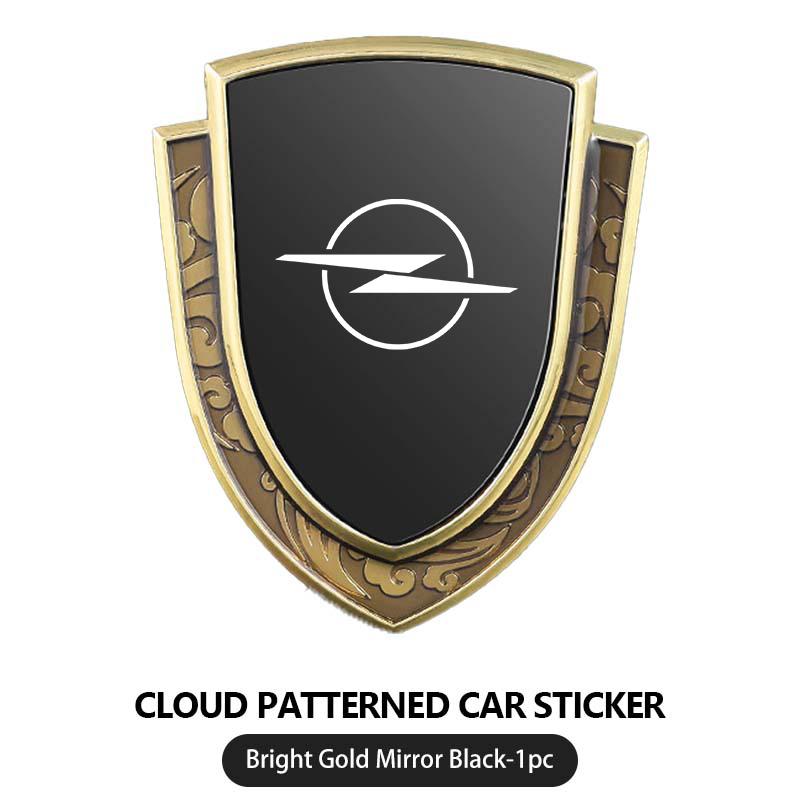 Car Sticker Metal Decal Window Body 3D Car Styling Decoration For Opel Corsa Mokka Astra Cascada Adam Insignia Meriva Vectra