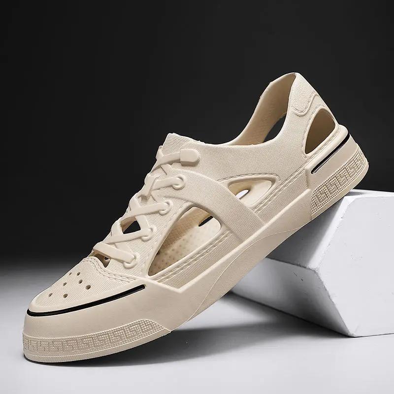 Fashion Outdoor Shoes for Men Japanese Casual New Fashion Color Luxury 2025 Barefoot Pvc Comfortable Trend Design Buy H Eva Man Sandals