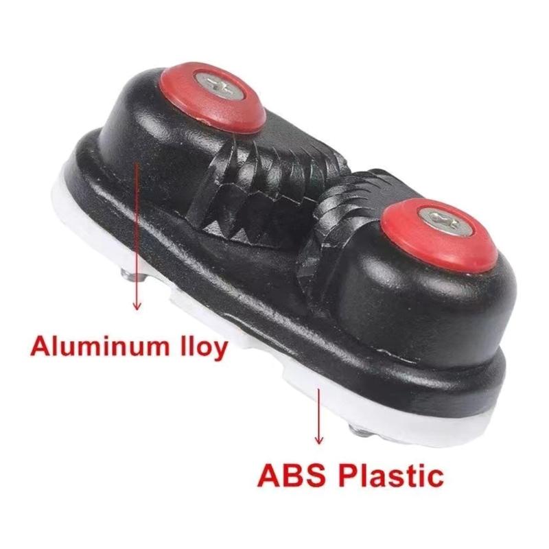 Aluminium Boat Fast Entry Cams Cleat With Leading Rings Bearing Rope Clamp Pilates Equipment Boat Cleats Kayak Marine