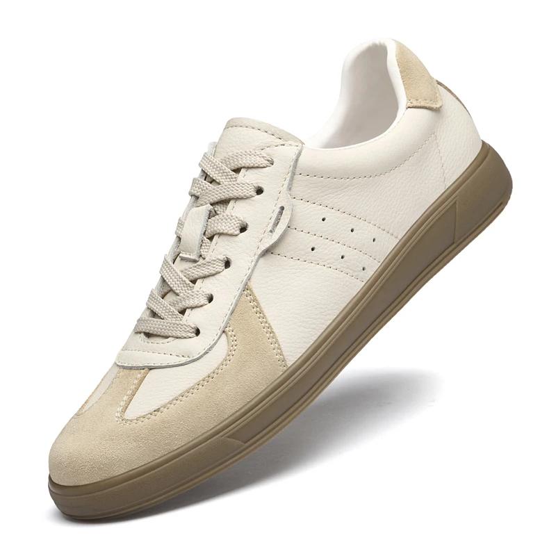 

Trend Men Casual Leather Shoes 2024 New Men Genuine Leather Casual Antiskid Sneakers Outdoor Comfy Tenis Masculino Oxford Shoes 44