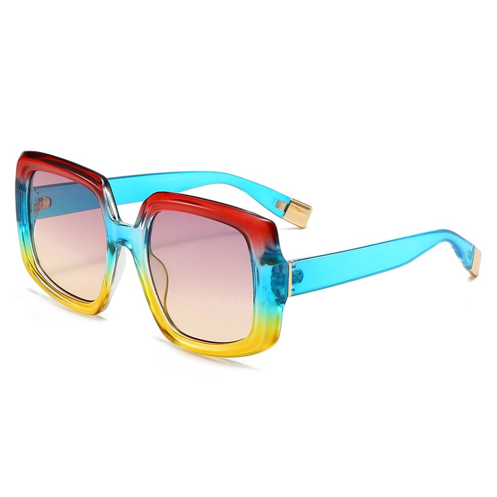 New Stylish Square Sunglasses For Women & Men Trendy Multi-Color Eyewear Chic European & American Fashion Luxe Shades