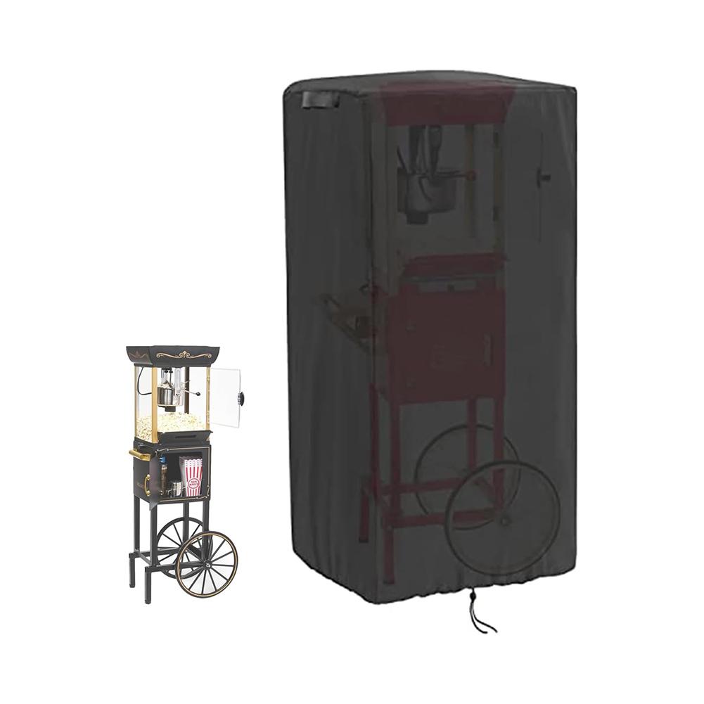 420D Oxford Cloth Dustproof and Waterproof Cover for Retro Style Popcorn Machine Cart Protects Against Rain and Dirt