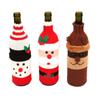 Knitted Wool Wine Bottle Cover for Christmas Decoration In Restaurants and Hotels