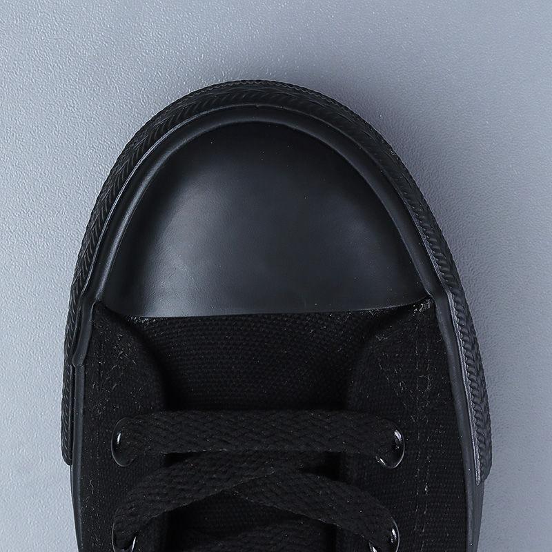 Mote Høye Lerretssko For Damer Myk Såle Cheerleaders Dansesko Hvite Fritidssko Kvinners Midt-legg Støvler