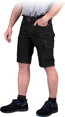 PROTECTIVE TROUSERS - SHORT JEANS303-TS REIS M Black
