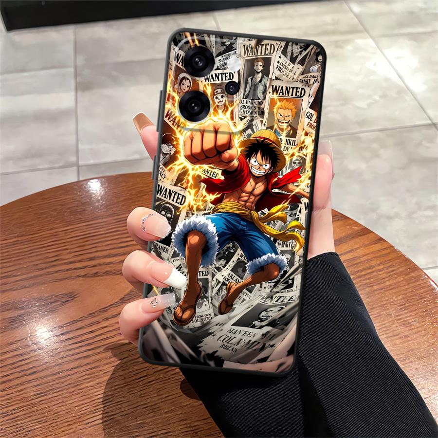 Ones Pieces Luffy Case for Oppo A83 A78 A93 Reno 4F 5 6 7 8 10 11 14 A76 A96 A98 F9 F11 F29 A84 A74 Phone Cover