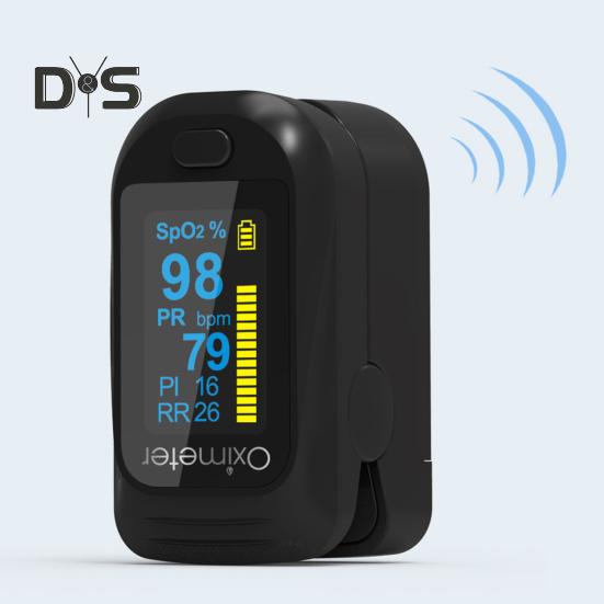 Véroxigén-mérő PI-index digitális kijelzővel Nagy pontosságú ujj-fájdalommentes alkalmazás Oxigéntelítettségű hordozható oximéter