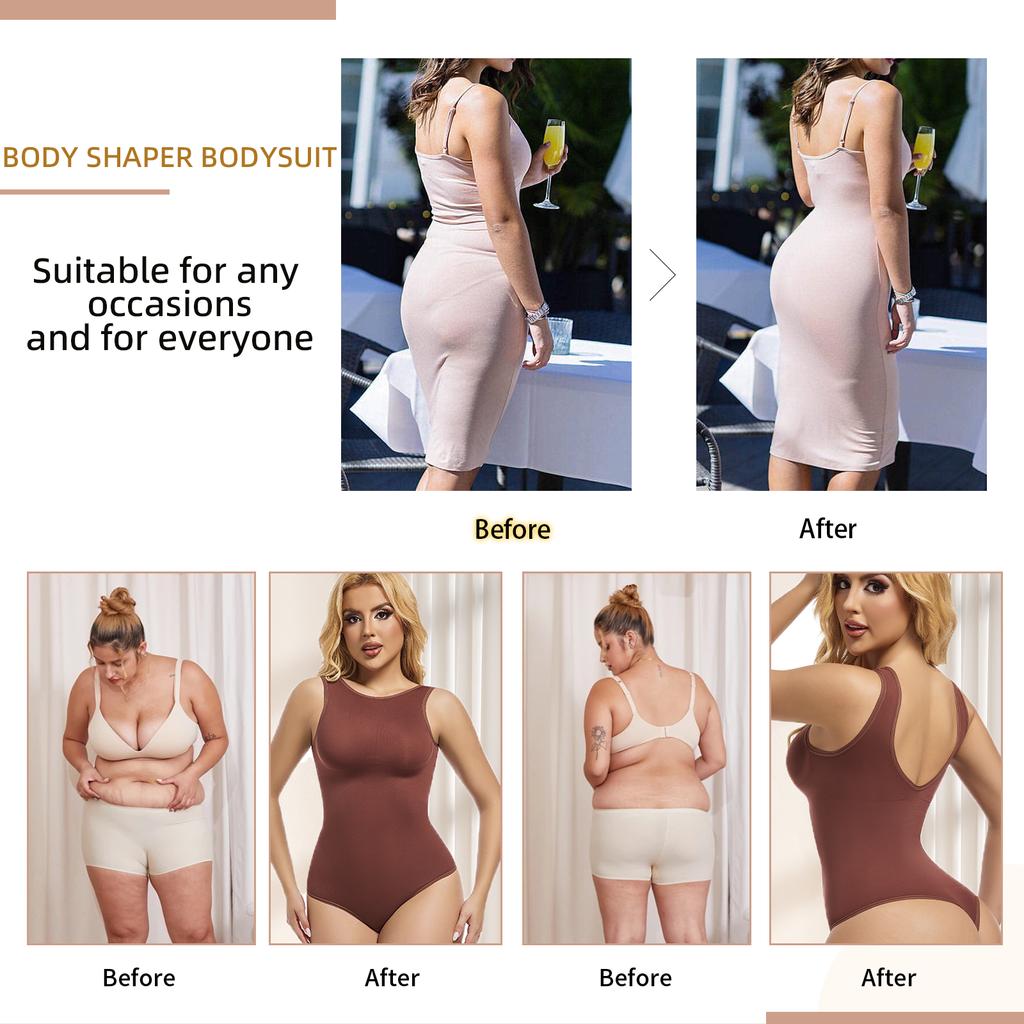 Seamless Lingeries Shapewear For Women MISS MOLY Backless Tummy Control Thong Tanks Tops Waist Trainer Butt Lifter Bodyshape