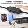 Compact Desktop Wired Subwoofer Speaker for Laptop and Home Use