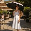 Carbon Fiber Ultra-light Folding Sun Umbrella UV Protection Rainy Umbrella  Girl