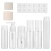 8Pcs Plastic Travel Bottle Set Leakproof Cosmetic Toiletry Travel Containers Spray Bottles