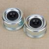 2Pcs 2.72" Axle Grease Hub Dust Caps Covers Extra Rubber Plug High Quality For Trailer RV Camper