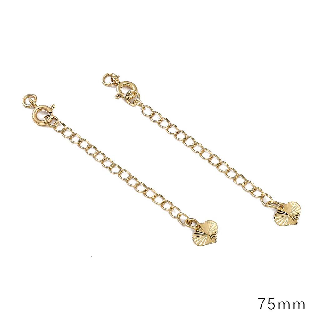 Copper Clad Iron Round Buckle Tail Chain For DIY Jewelry Making Craft Accessories