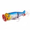Two-Piece Surface Fishing with Feather Treble Hooks, Hard for Fishing