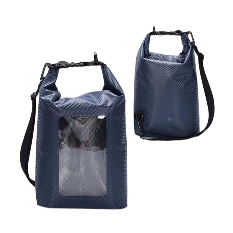Splashes Proof Dry Bag With Transparents Window Durability Waterproofed Pouches for Fishing Snorkeling Trip