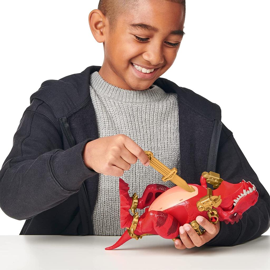 Treasure X Dino Gold Dinosaur Dissection - T-Rex Dino Unboxing Adventure Bundle - My Outlet Mall 2 Stickers (Styles May Vary)
