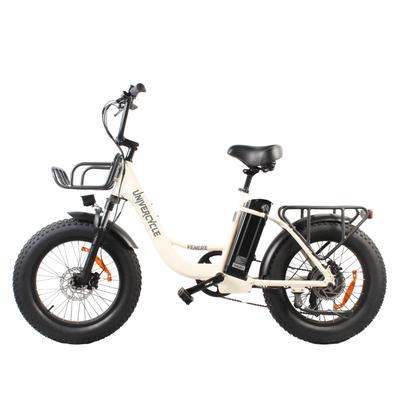 Bicicleta Eléctrica Plegable Todoterreno UNIVERCYCLE B5 Ruedas Gruesas de 20 Pulgadas Batería 48V12.5Ah 60KM/H Carga Motor 350W Viajes Urbanos Bicicleta Eléctrica para Adultos Con Asiento para Remolque