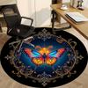1pc Butterfly Mandala Chair Carpet for Office, Soft Flannel Throw Mat, Perfect for Office,Holiday Party Decoration Choice yy251113137