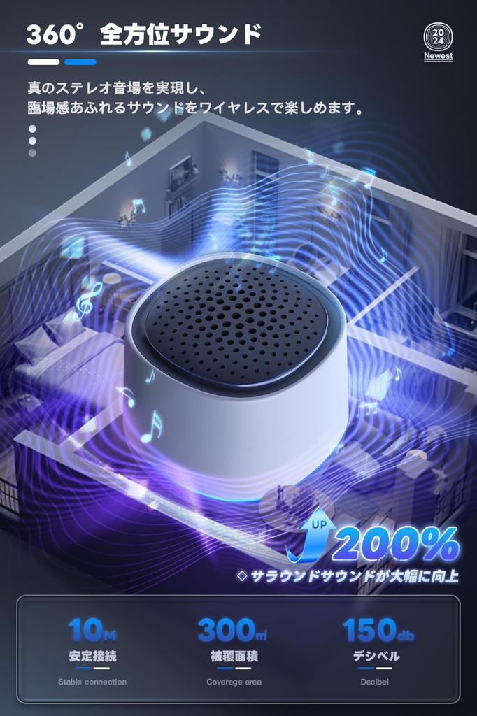 Bluetooth Speaker with and Low Tones LED 20 Hours of Continuous Wireless Mini Speaker for Outdoor Compatible with Android and iPhone Well-Balanced