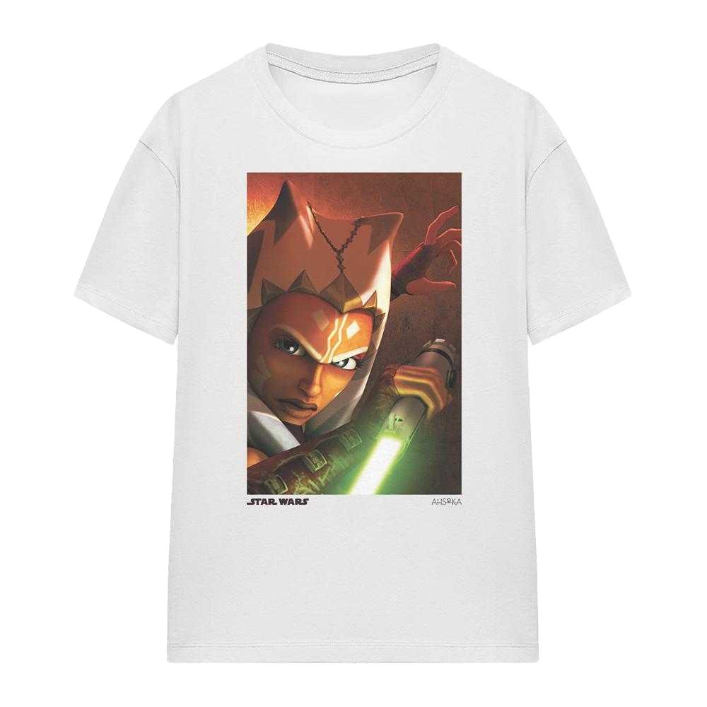 Star Wars: Ahsoka Womens/Ladies Panel T-Shirt