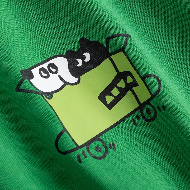 Anta Comfortable Versatile Fashion Casual T-Shirt Unisex Tops Smooth-Green 172628112-1