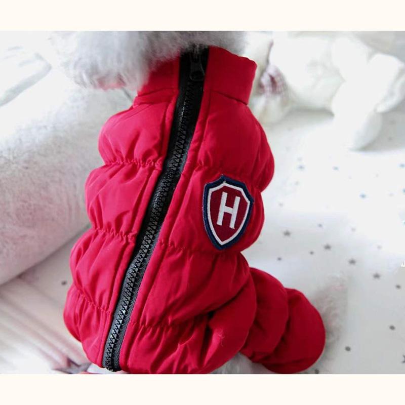 Buy Pet Small Dog Cat Clothes Autumn Winter Cotton Warm Coats Four