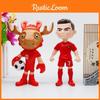 World Cup Pvc Fan Mascot Car Model Ornament Decorative Figurine For Home And Car Enthusiasts