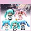 Niedliche Anime-Q-Version-Mädchenpuppe, Modell, süße PVC-Figur zur Schreibtischdekoration