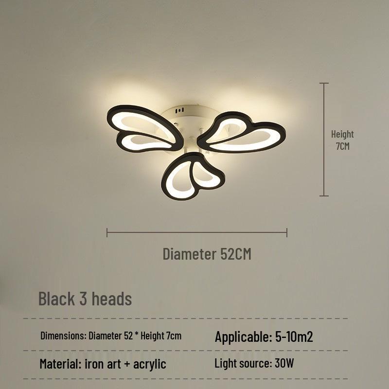 Cross-Border LED Creative Ceiling Light for Living Room & Bedroom - Modern, Simple, Acrylic Design