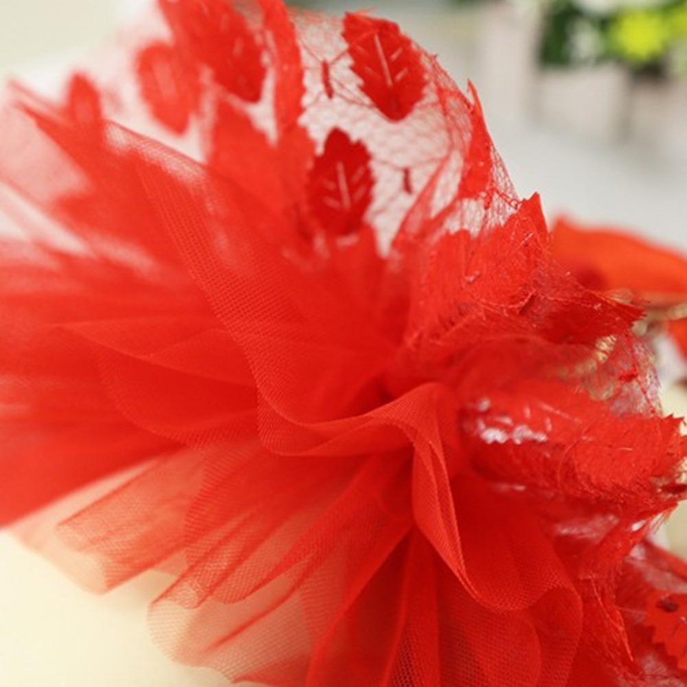 Spring Summer Dog Cat Cat Wedding Dress Shiny Tree Leaf Dress Skirt Pet Clothes Dog Supplies