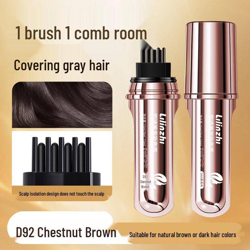 

Lilin Zhi Plant-Based Instant Hair Color Pen - White Hair Concealer and Color Replenisher.