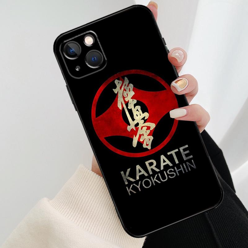 Kyokushin Karate Symbol Phone Case For iPhone 17 Pro Max 14 13 12 11 15 16 Pro Max mini 16 15 Plus 16e 17 Air Cover