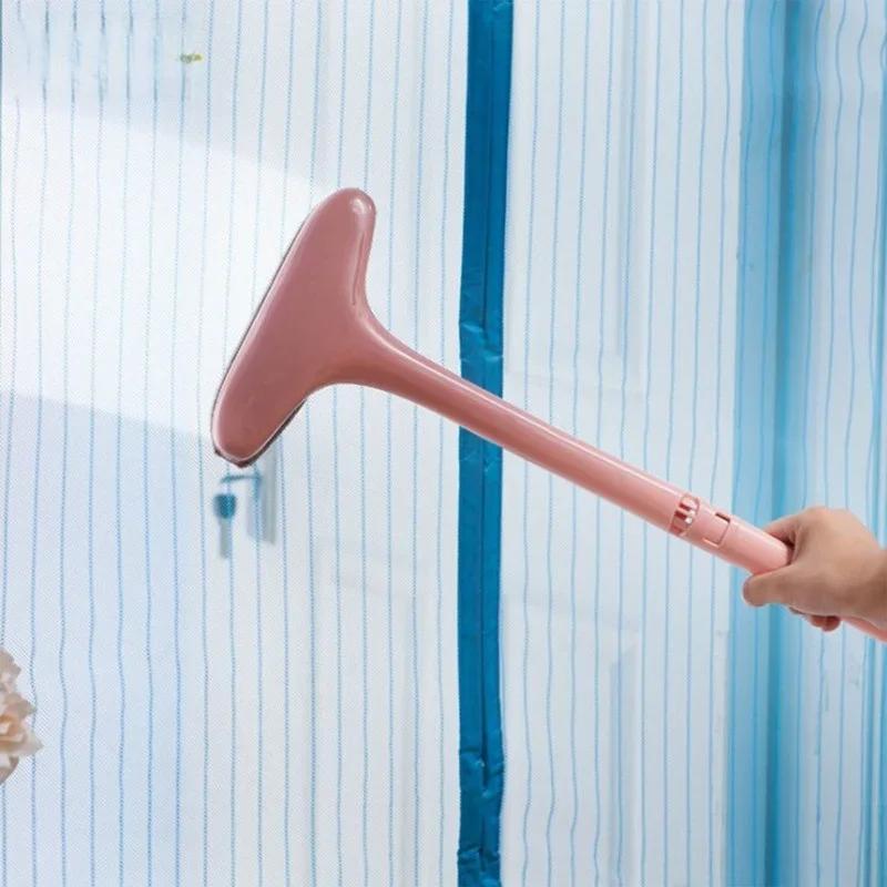 Window Wiper Glass Cleaner Brush Tool Double Side Brush Window Glass Brush For Washing Household Cleaning Flooring Tools