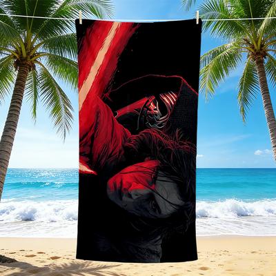 1Pc Dark Side Ascension Beach Towel Quick Dry Multiuse For Beach Pool Gym Yoga Home Travel Christmas Halloween Xmas Gift S1340