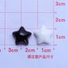 20 Pcs Cartoon Black And White Peach Hearts, Cat Claws Resin Scrapbook Diy Decorative Hair Clip, Pendant Jewelry Parts A67