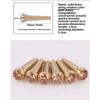 Acoustic Guitar Brass Saddle Extends Sustain  String Pins Pure Copper Guitar String Pins  Acoustic Guitar String Pins